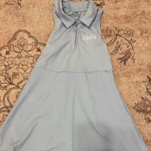 Zara Light Blue Collared athletic dress
